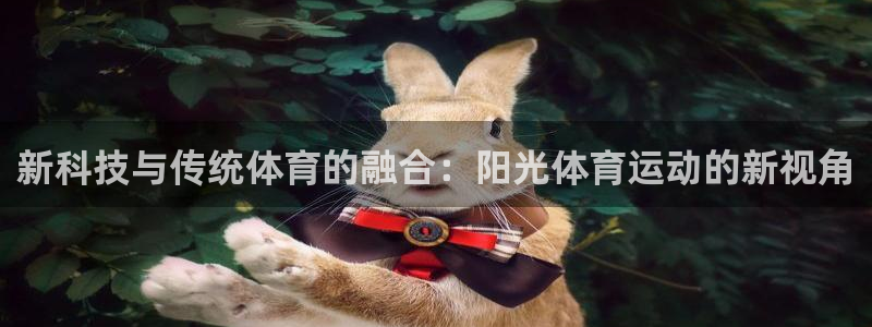 尊龙官方正版app娱乐:新科技与传统体育的融合:阳光体育运动